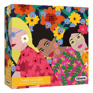 Gibsons欧洲进口拼图500片三个女人成年减压益智玩具礼品