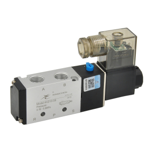 星辰气动电磁阀二位五通4V210-08/4V110/310换向阀24V/220V亚德客