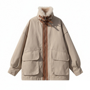 特大码胖mm洋气百搭加厚棉服女2026超火减龄外套保暖宽松时尚棉袄