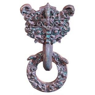 故宫树脂透雕龙凤纹铜铺首冰箱贴创意河北省战国文创周边冰箱贴