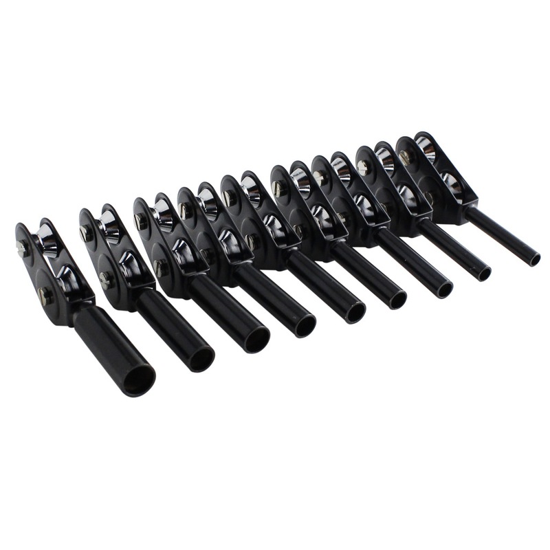 新款直销猎高 双滑轮导环路亚导眼船竿锚杆铁板竿海竿配件渔具用