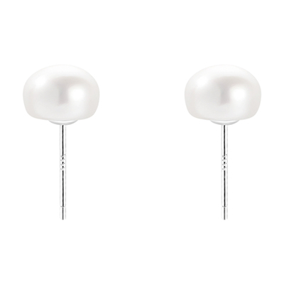 999足银淡水珍珠女高级感耳钉