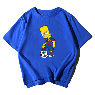 动漫辛普森一家t恤短袖男女The Simpsons半截袖衫纯棉体恤上衣服