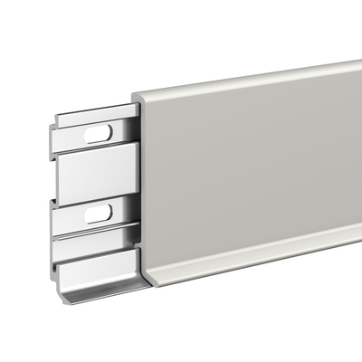 卡扣式奶油风铝合金踢脚线