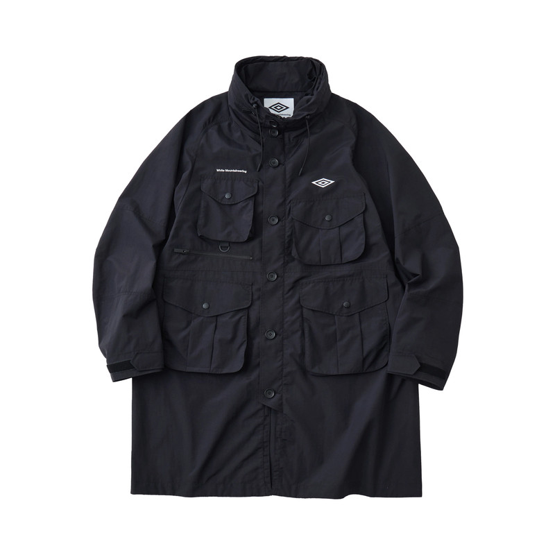 现货 White Mountaineering X Umbro 白山茵宝联名防水夹克风衣