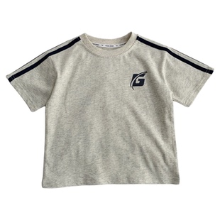 男童短袖T恤纯棉柔软透气运动半袖上衣中小男孩圆领休闲体恤夏季T