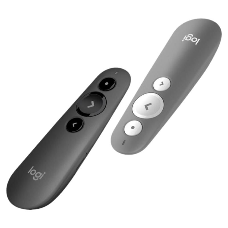羅技R500s無線PPT翻頁筆演示器USB藍牙激光筆mac電腦筆記本電子教鞭遙控器教師多媒體幻燈片R400/sportlight