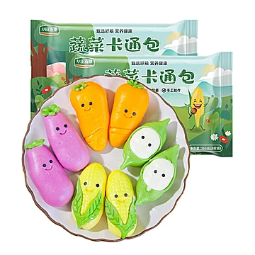 【营养早餐】儿童蔬菜卡通包360g袋