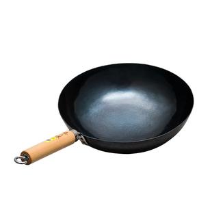 章丘铁锅官方旗舰店正品臻三环手工锻打铁锅老式家用炒锅不易粘锅