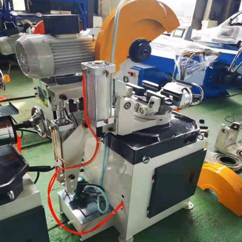 半自动液压切管机张家港去优惠圆锯机厂家切割机现货供应毛刺