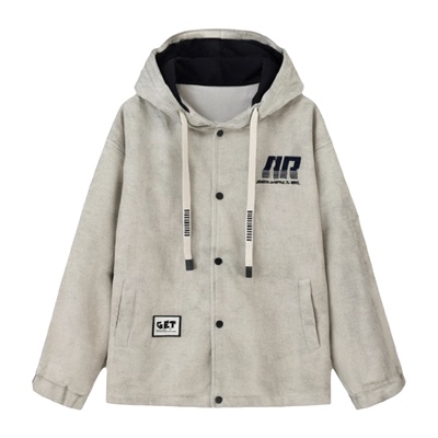 加绒加厚保暖夹克时尚版型设计