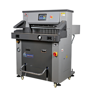 液压切纸机程控全自动裁纸机升级款高速裁切刀裁纸刀裁切机7寸触屏图文工厂书籍PVC智能精准裁切机宝预MQ-6S8