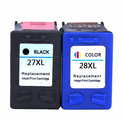 适用惠普HP27 28XL墨盒HP5608 3325 5550 4200打印机黑彩色易加墨