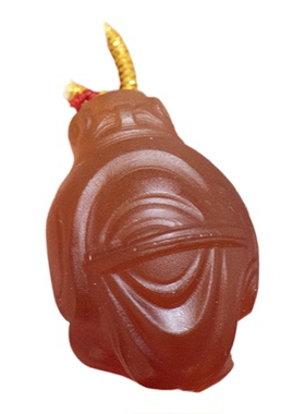 天然红玛瑙财神挂件招财转运