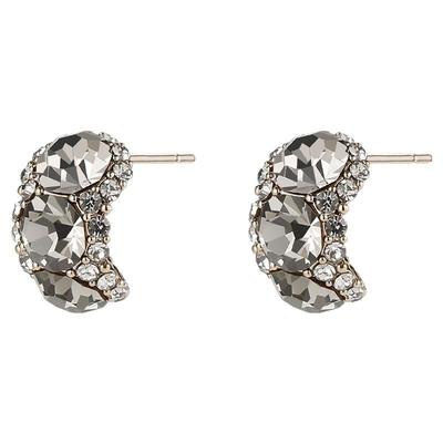 dodogogo巨好看的黑色锆石耳环