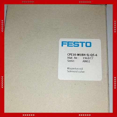 【问价】FESTO电磁阀CPE10-M1BH-5J-QS-6 196