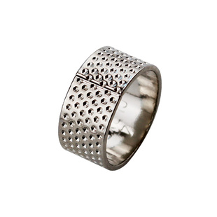 日本进口可乐Clover金属圆柱顶针指套家用老式裁缝做针线活用顶针