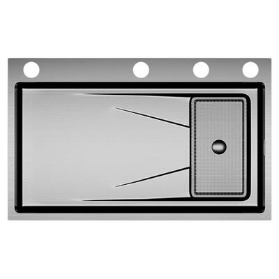 新5MM加厚SUS304不锈钢集渣水槽