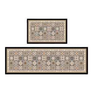 厨房地垫吸水防油家用防滑抗油污地垫防污皮革免洗耐脏防潮防摔垫