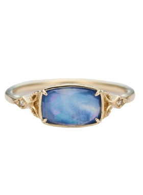 日系轻奢天然蓝晶石925银项链