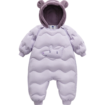 护肚羽绒服连体衣迷你巴拉巴拉