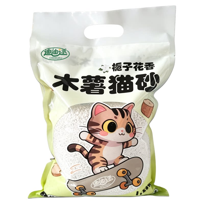 迪迪逑天然植物木薯猫砂锁水除臭