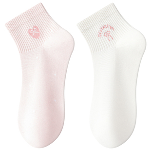 短袜子女款纯棉夏季薄款防臭2026新款爆款可爱初中生女童大童短筒