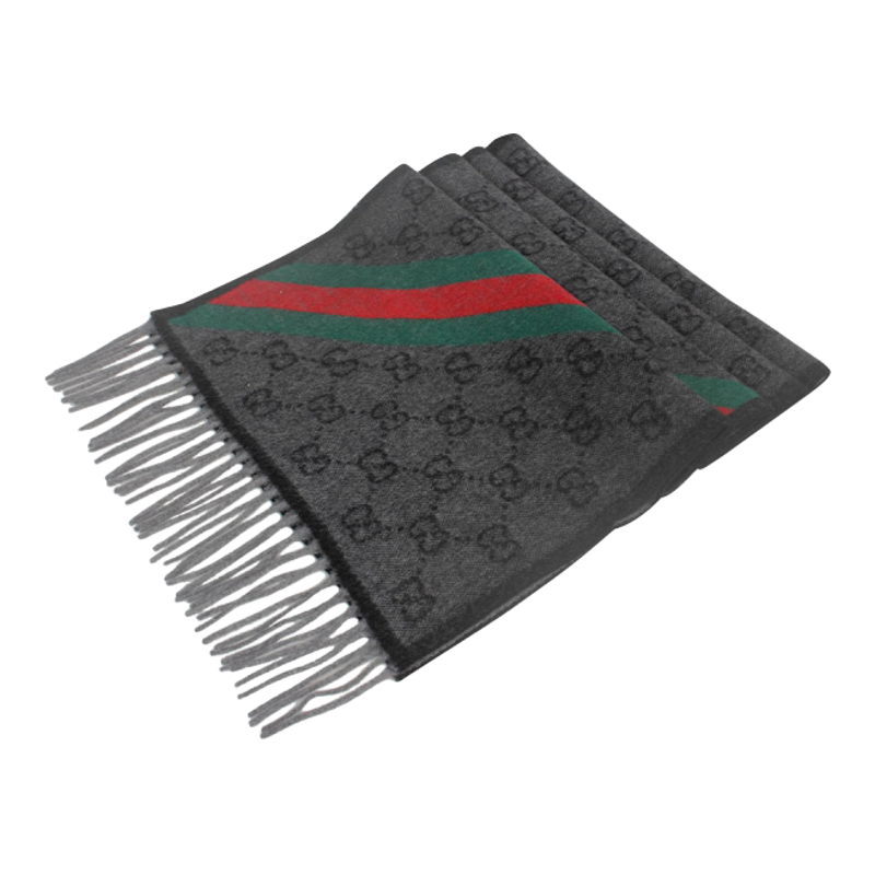 【自营】Gucci 长款保暖流苏男女同款绒线围巾 570603 3G200古驰