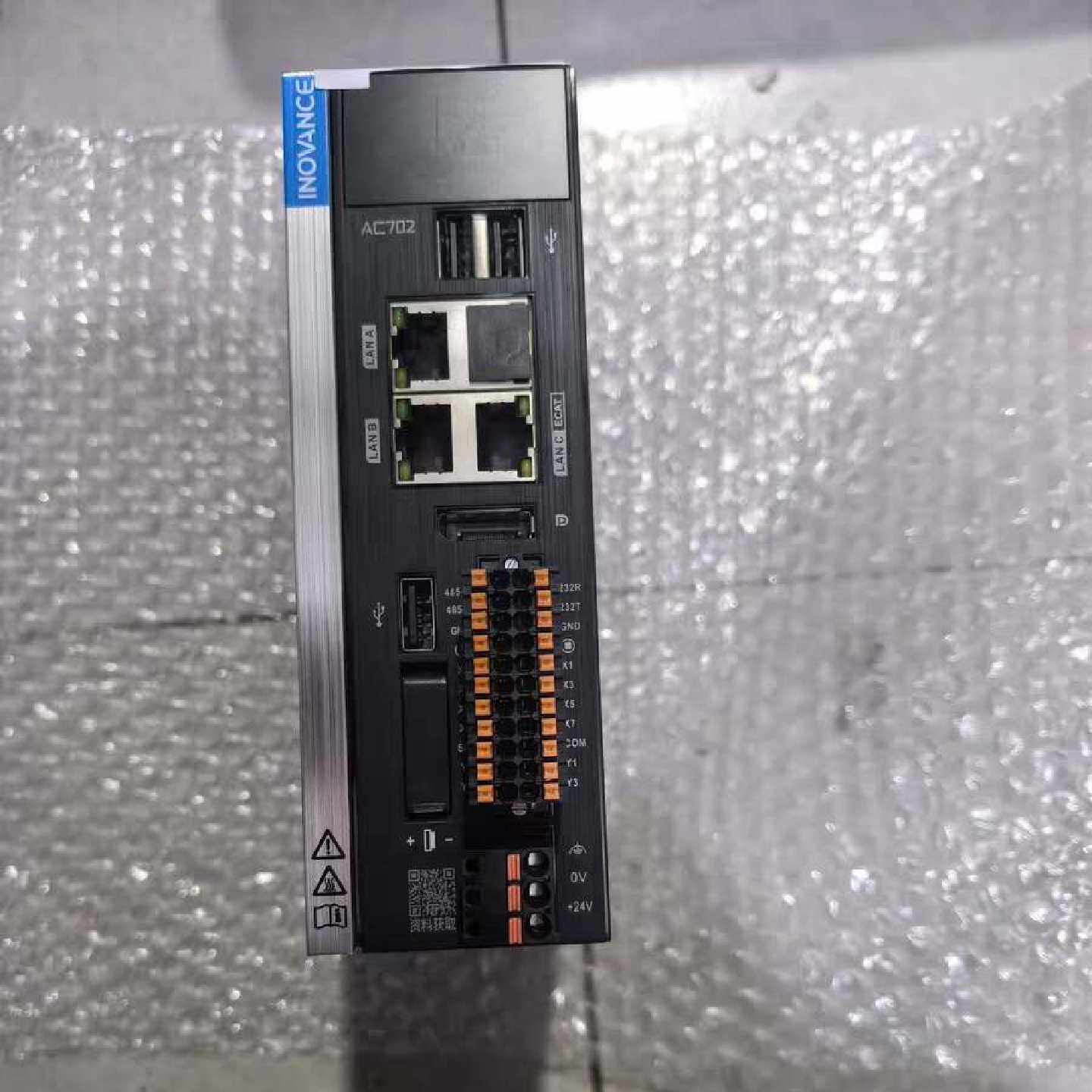 汇川INOVANCE工业控制器AC702全新未使用带保护