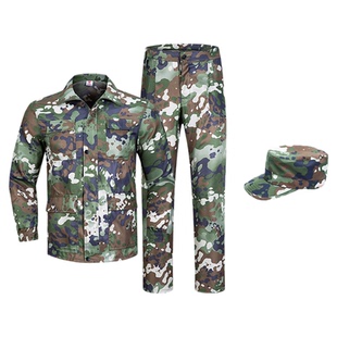 儿童新式迷彩套装男户外拓展运动冬令营服装中小学生军训服