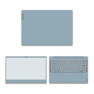 纯色电脑贴纸适用联想小新162024笔记本保护膜外壳惠普星Bookpro14华为戴尔灵越16Plus华硕天选4全套贴膜