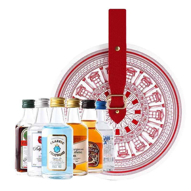 调酒基酒套装小瓶便利店调酒伏特加小瓶酒酒小瓶装迷你版小酒50ml