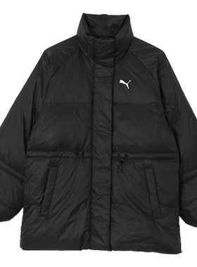 Puma/彪马正品当季新款女士轻盈保暖中款羽绒服631638-01