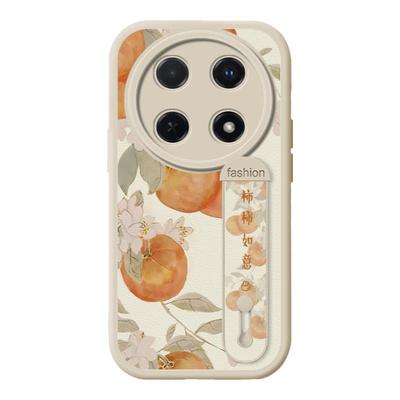 柿柿如意适用华为畅享70pro手机壳畅想60x小羊皮畅享50pro全包畅享20plus防摔新款女款腕带支架高级保护软套