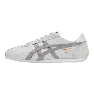 Onitsuka Tiger鬼塚虎RUNSPARK男女鞋夏季浅灰色复古休闲鞋