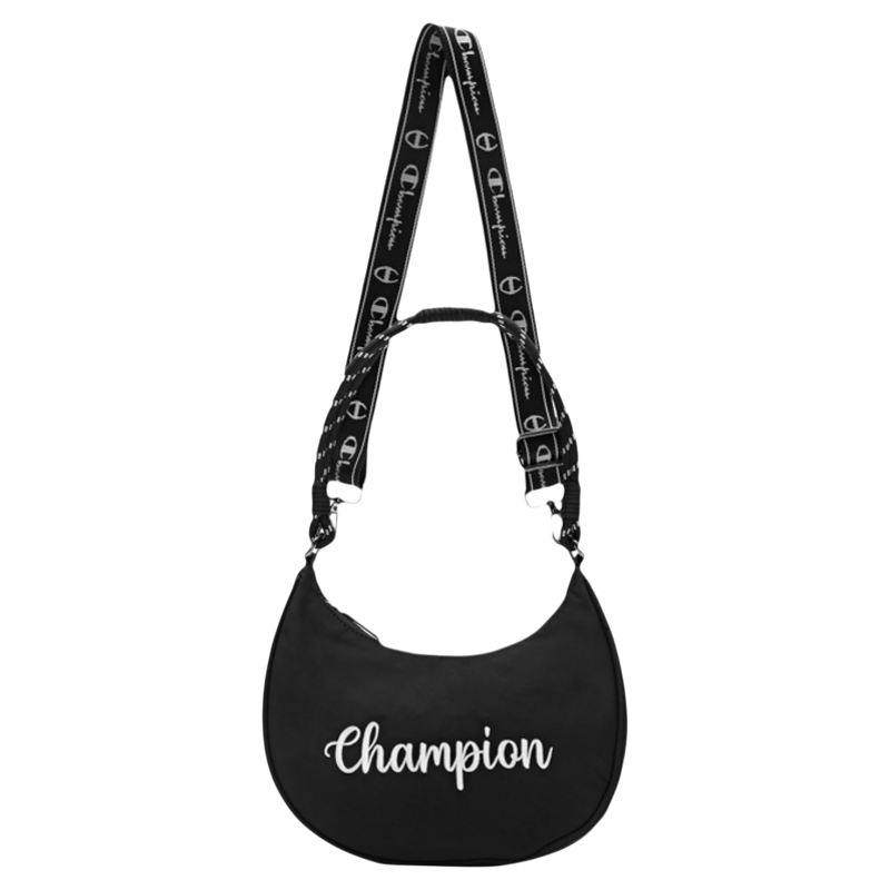 Champion冠军官方月牙包女腋下包纯色刺绣字母单肩斜挎背式两用包