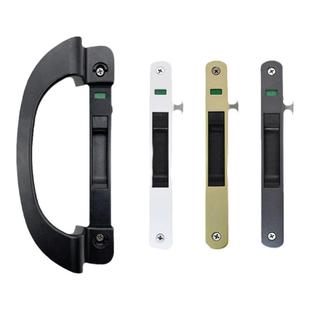 铝合金门窗钩锁阳台推拉玻璃移门锁90型滑落地窗户专用勾锁扣配件