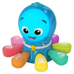 美国Kids2 baby einstein声光八爪鱼宝宝礼物早教益智追视学爬