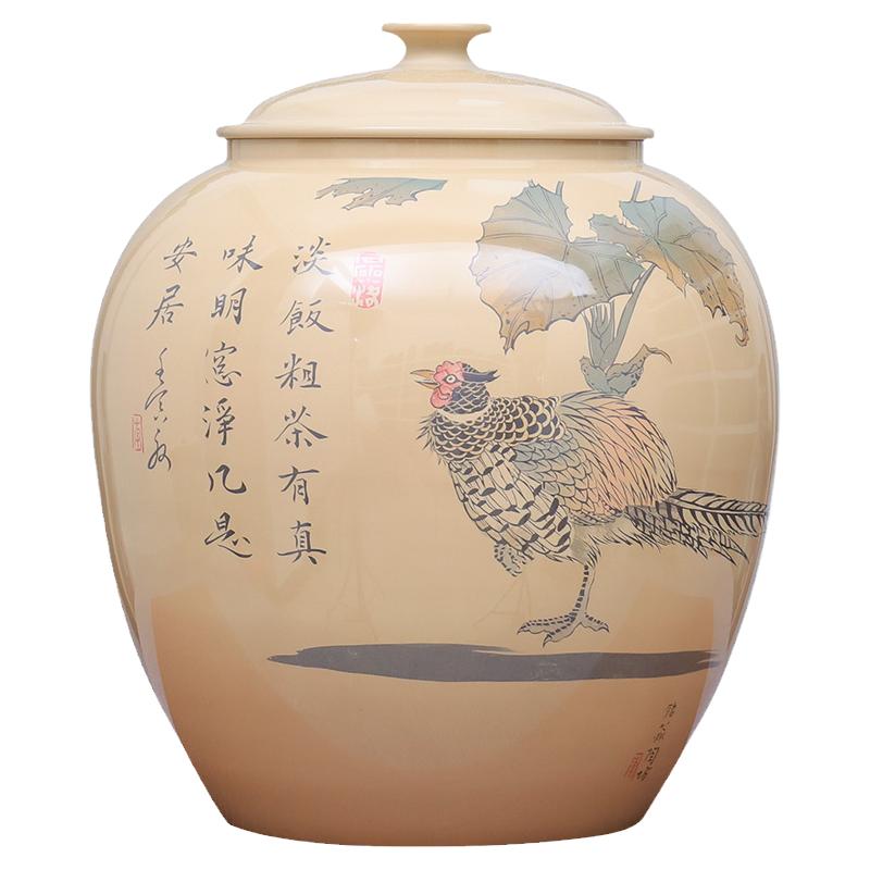 纯手工白泥亮光32饼紫陶大茶缸