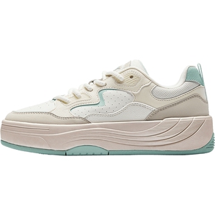 【关晓彤同款】安踏PG7厚底增高舒适板鞋女运动鞋小白鞋122538079