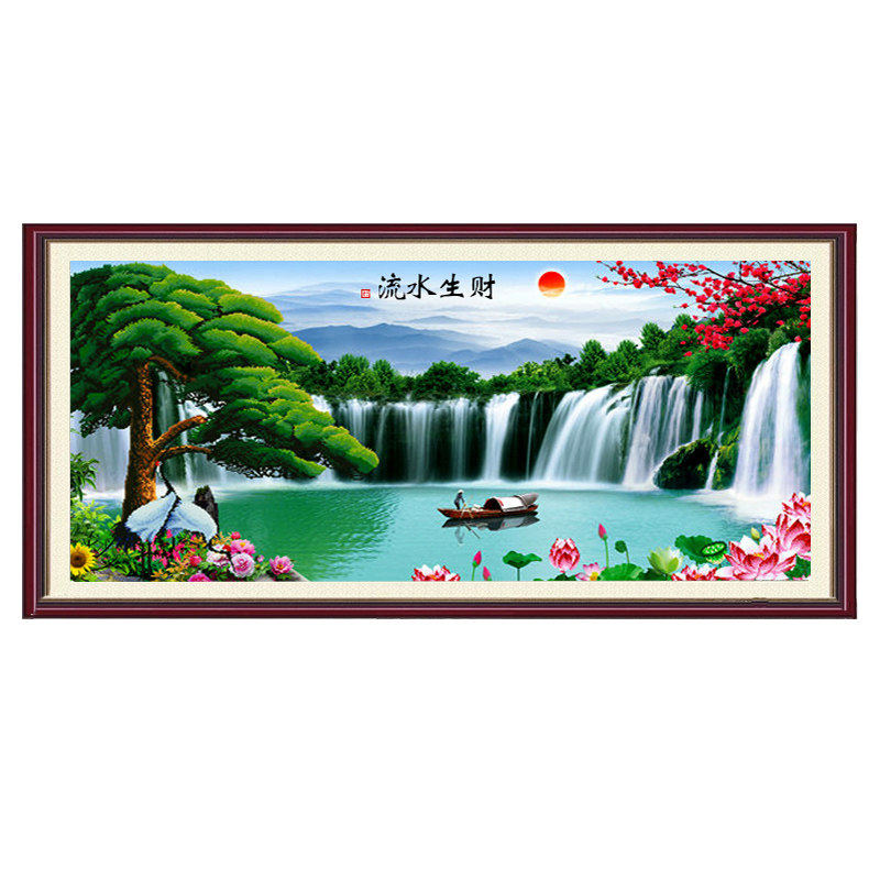 流水生财2026新款满钻5d点钻石画