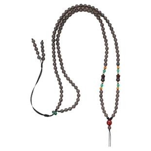 素曲天然冰种黑曜石玉吊坠编织挂绳项链子手工翡翠玛瑙玉佩复古风