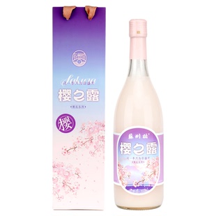 苏州桥樱花米酒0.5度750ml苏州特产糯米酿造低度微醺米露