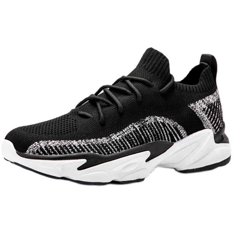 夏季透气运动男鞋薄款镂空男士轻便跑步网鞋2023新款网眼网面布鞋