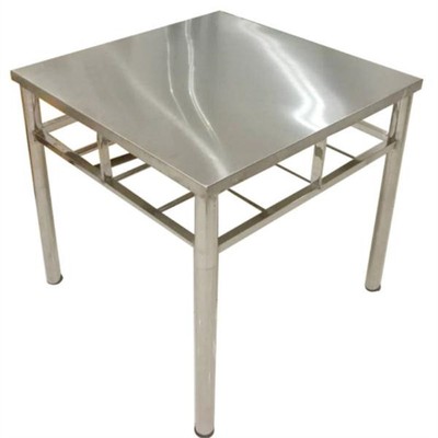 不锈钢餐桌烤火桌正方形折叠定做