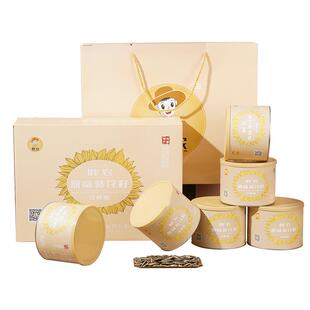 胖农原味瓜子220g×6罐礼盒 内蒙大颗粒熟葵花籽原香363瓜籽毛嗑