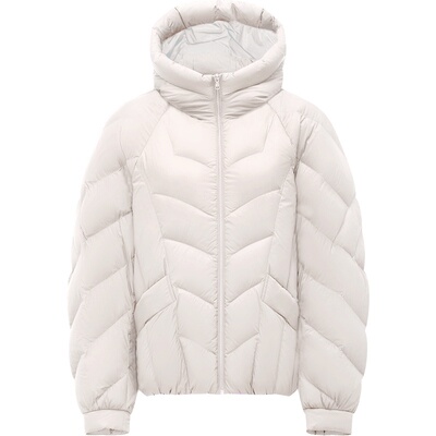 坦博尔百搭短款连帽加厚羽绒服