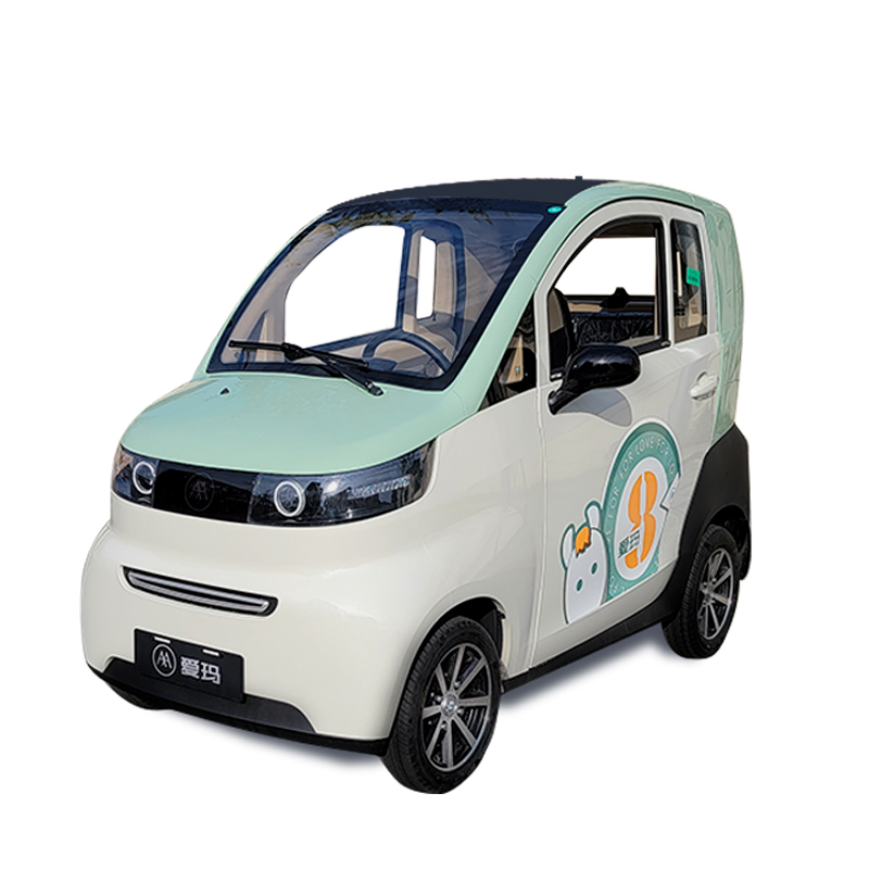 爱玛电动四轮车a520两门三座塑壳