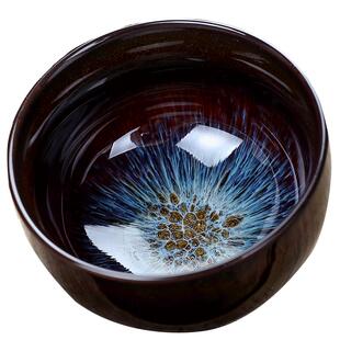 窑变茶杯陶瓷茶盏建盏功夫大茶杯主人杯单杯茶具茶碗品茗杯个人杯