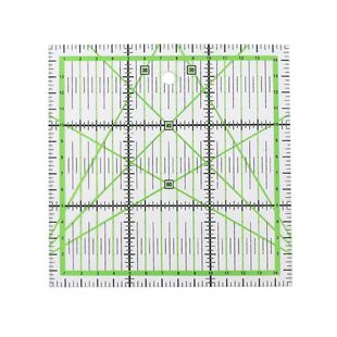 正方形拼布尺裁布缝份尺亚克力尺子方型裁缝DIY手工刻度专用工具
